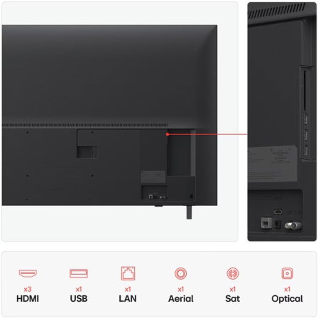 LG 65UA75006LA Smart TV 4K Ultra HD 65 pulg. LED webOS 25 Negro
